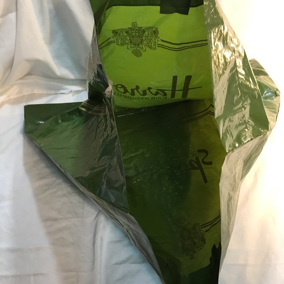 HARRODS OF LONDON SHOPPING BAG vintage - Picture 5 of 5